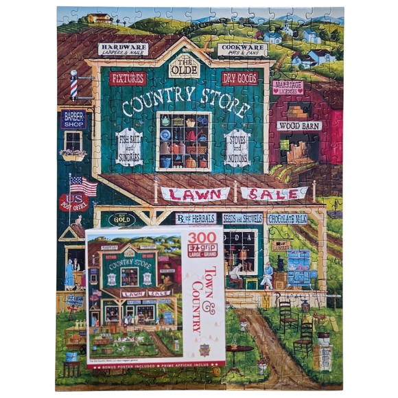 MasterPieces Town & Country: The Old Country Store, 300 Piece EZ Grip Puzzle - Picture 6 of 6